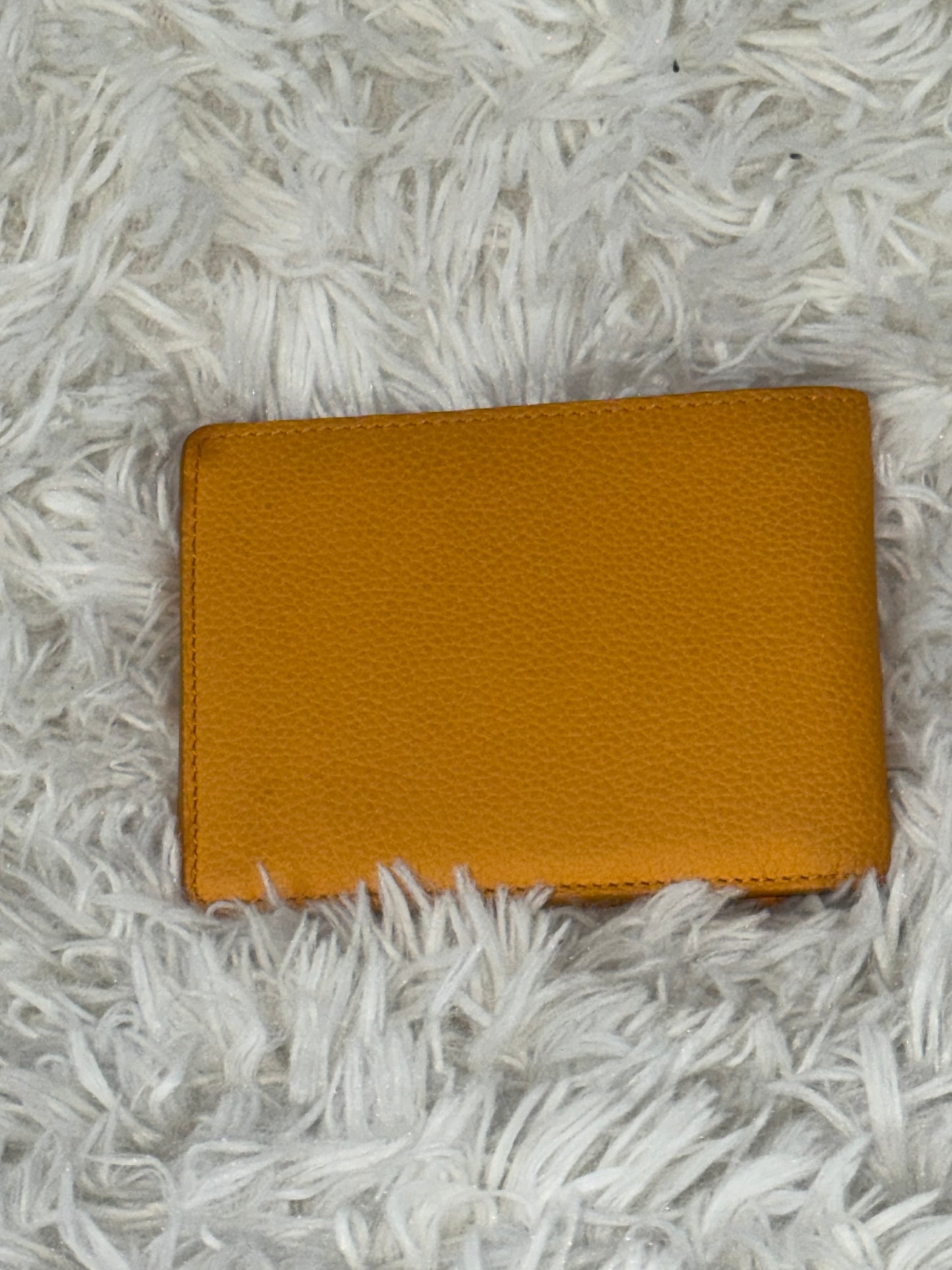 Louis Vuitton Yellow Aerogram Portefeuille Bifold Compact Wallet