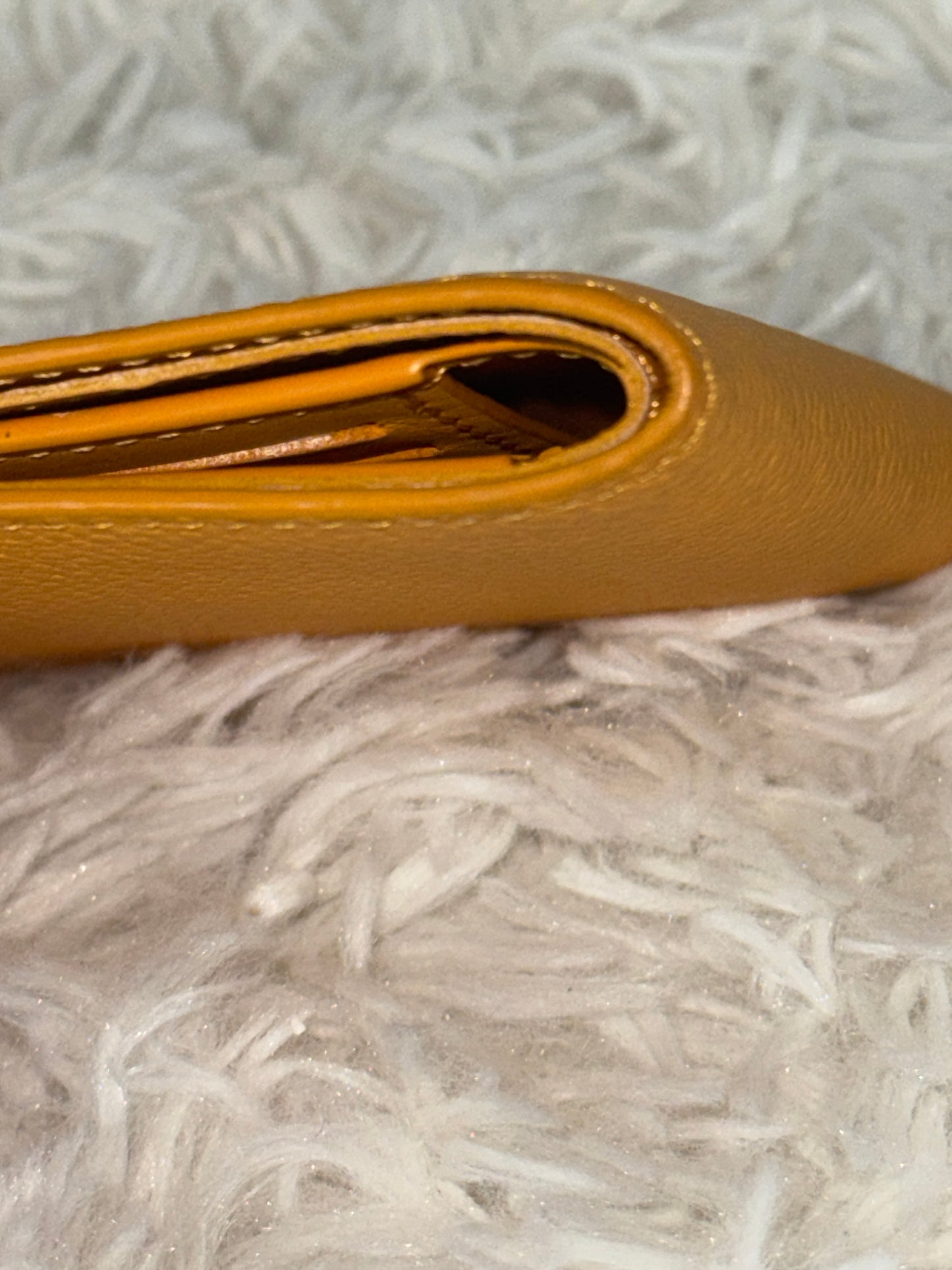Louis Vuitton Yellow Aerogram Portefeuille Bifold Compact Wallet